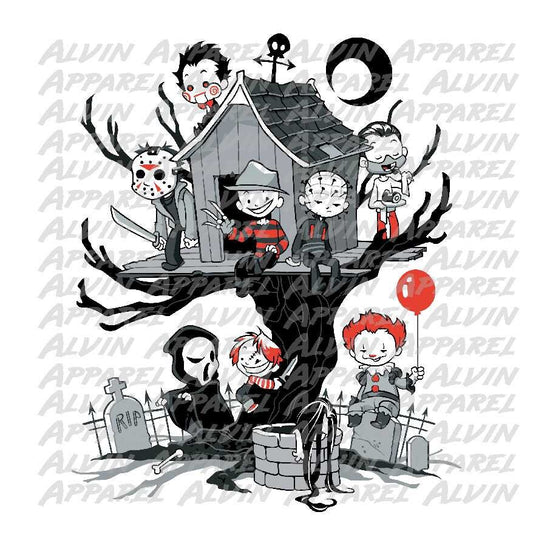 Horror treehouse color Transfer