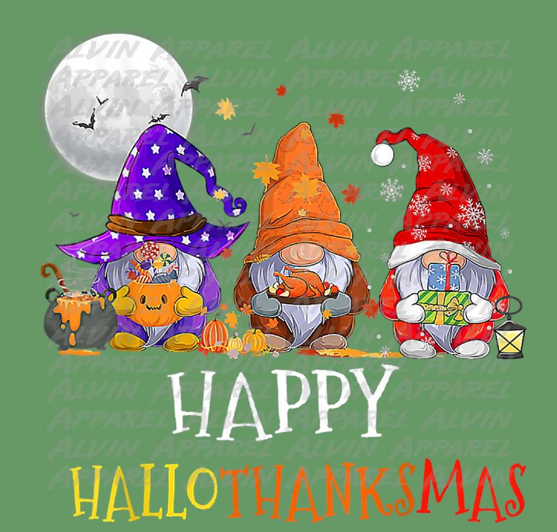 Happy HallowThankMas lantern cauldron Transfer