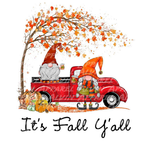 It's fall y'all gnomes Transfer