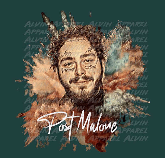 Watercolor splatter Posty Transfer