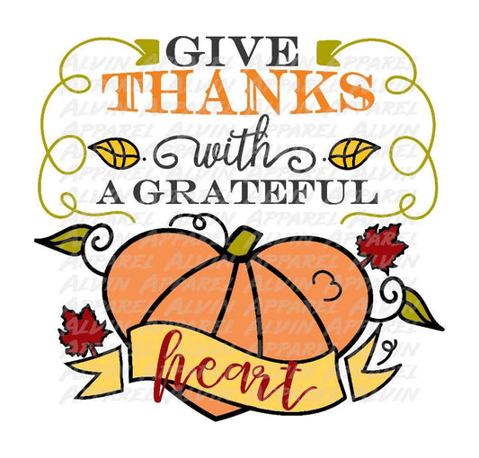 Give Thanks with a Grateful Heart Transfer