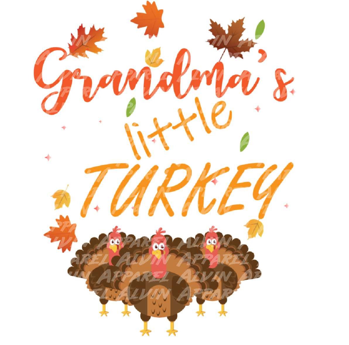 Grandma's Little Turkey Transfer