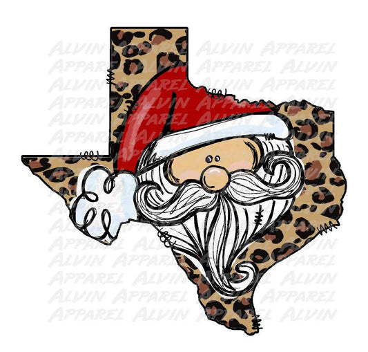 Texas Santa Leopard Transfer