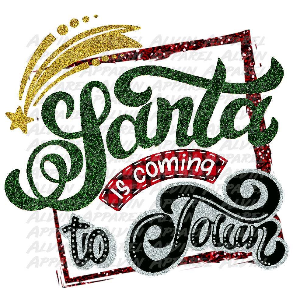 Santa is Coming to Town Transfer