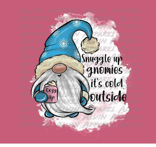 Snuggle Up Gnomies It's Cold Outside Transfer