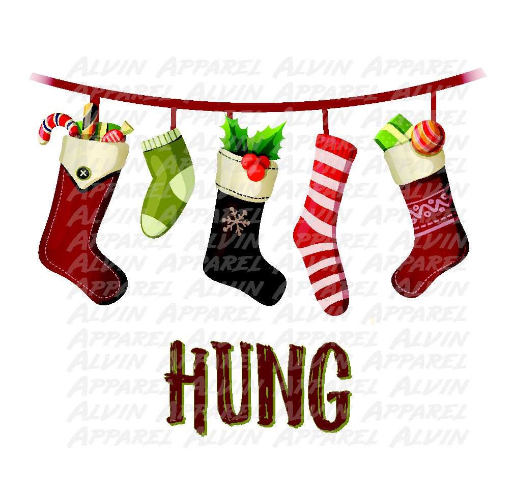 Hung stockings Transfer