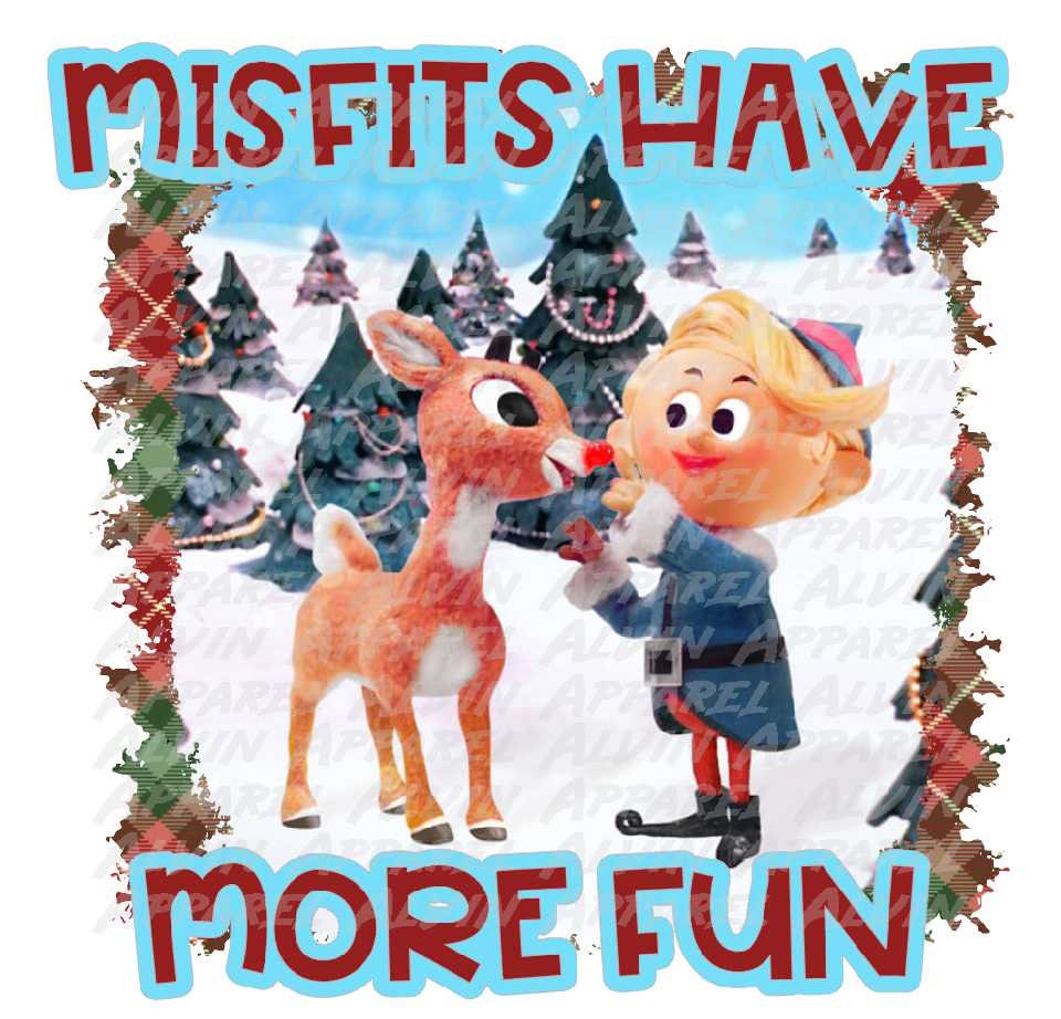 Misfits Have More Fun Rudolph Elf Transfer