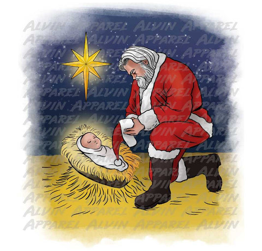 Santa Baby Jesus North Star Transfer