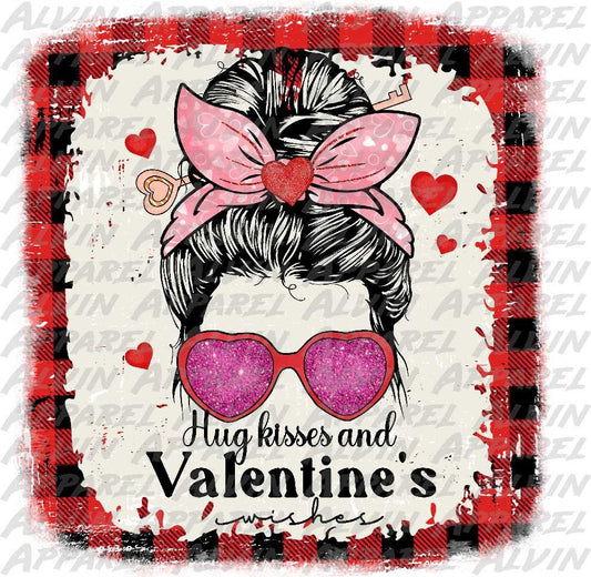 Hug Kisses Valentine Wishes