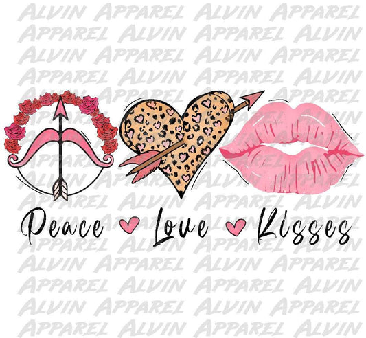 Peace Love Lips Kisses