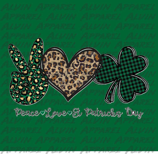 Peace Love St Patrick's Day