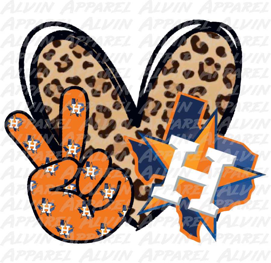 Peace Leopard Heart Astros