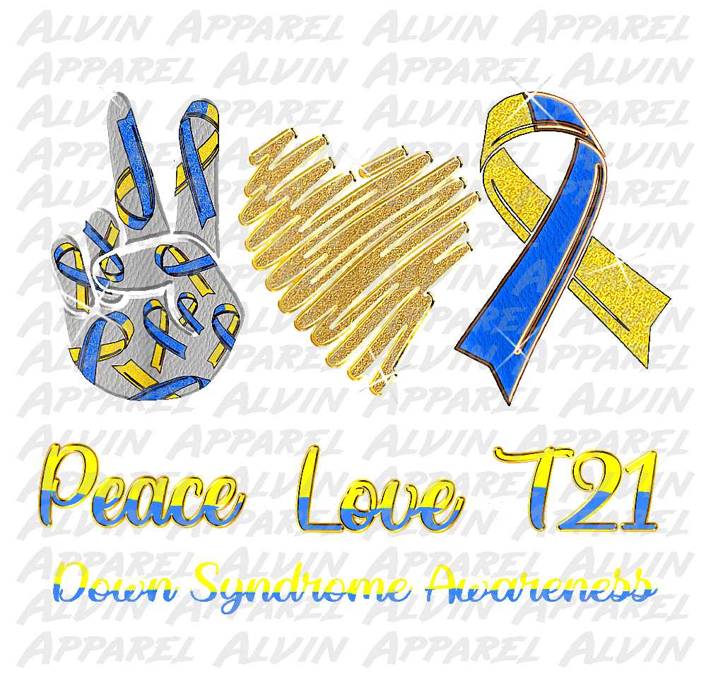 Peace Love T21 Awareness