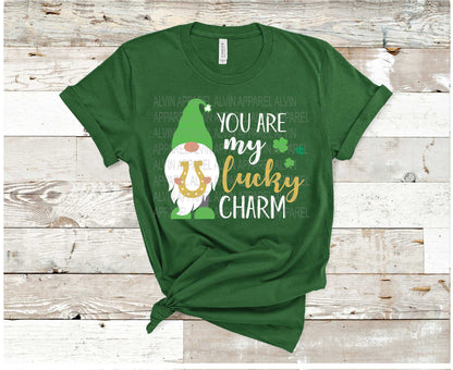 You are My Lucky Charm Gnome Horseshoe St Patrick's Day